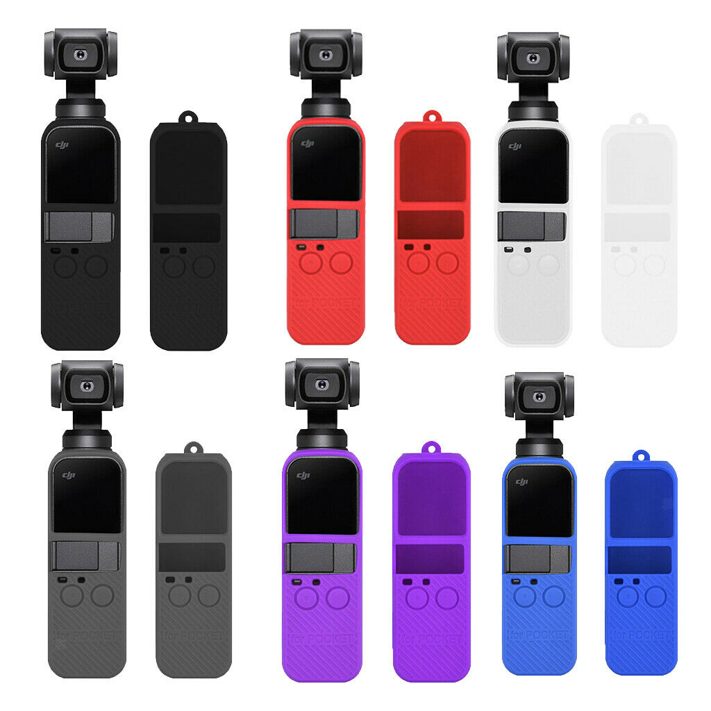 Silicone Case Cover Skin Shell for DJI OSMO Pocket Gimbal Camera  Red