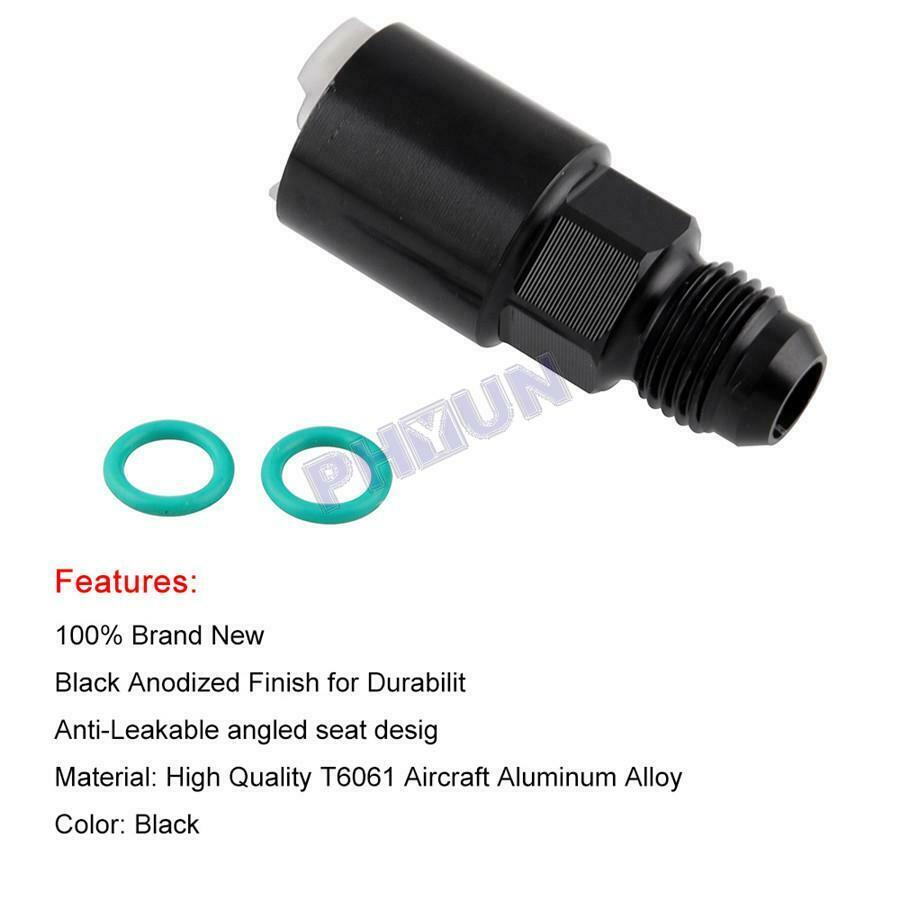 3x 6AN Fuel Rail Line Fitting Adaptor Kit For LS1 Corvette LQ4/LQ9 Truck Rails
