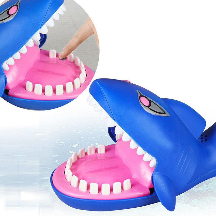Big Crocodile Shark Mouth Dentist Bite Finger Game Jokes Novelty Children Gift
