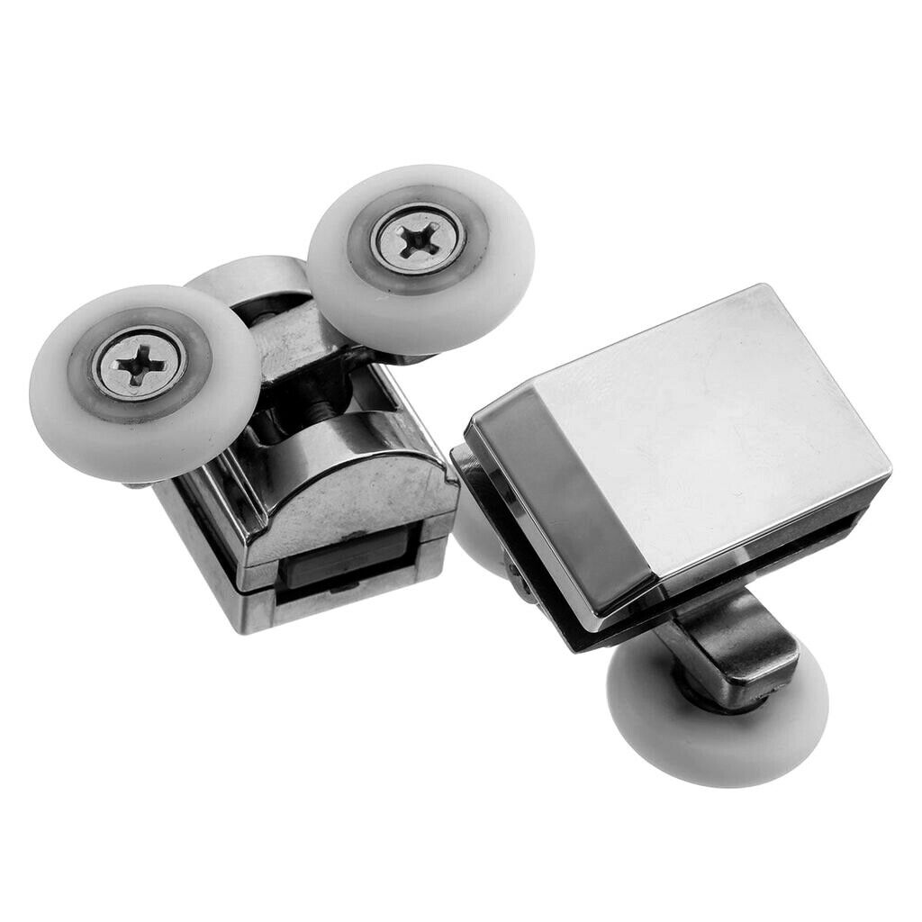 2Pcs 23mm Shower Door Rollers / Rollers / Wheels Twin Tops for Sliding Doors