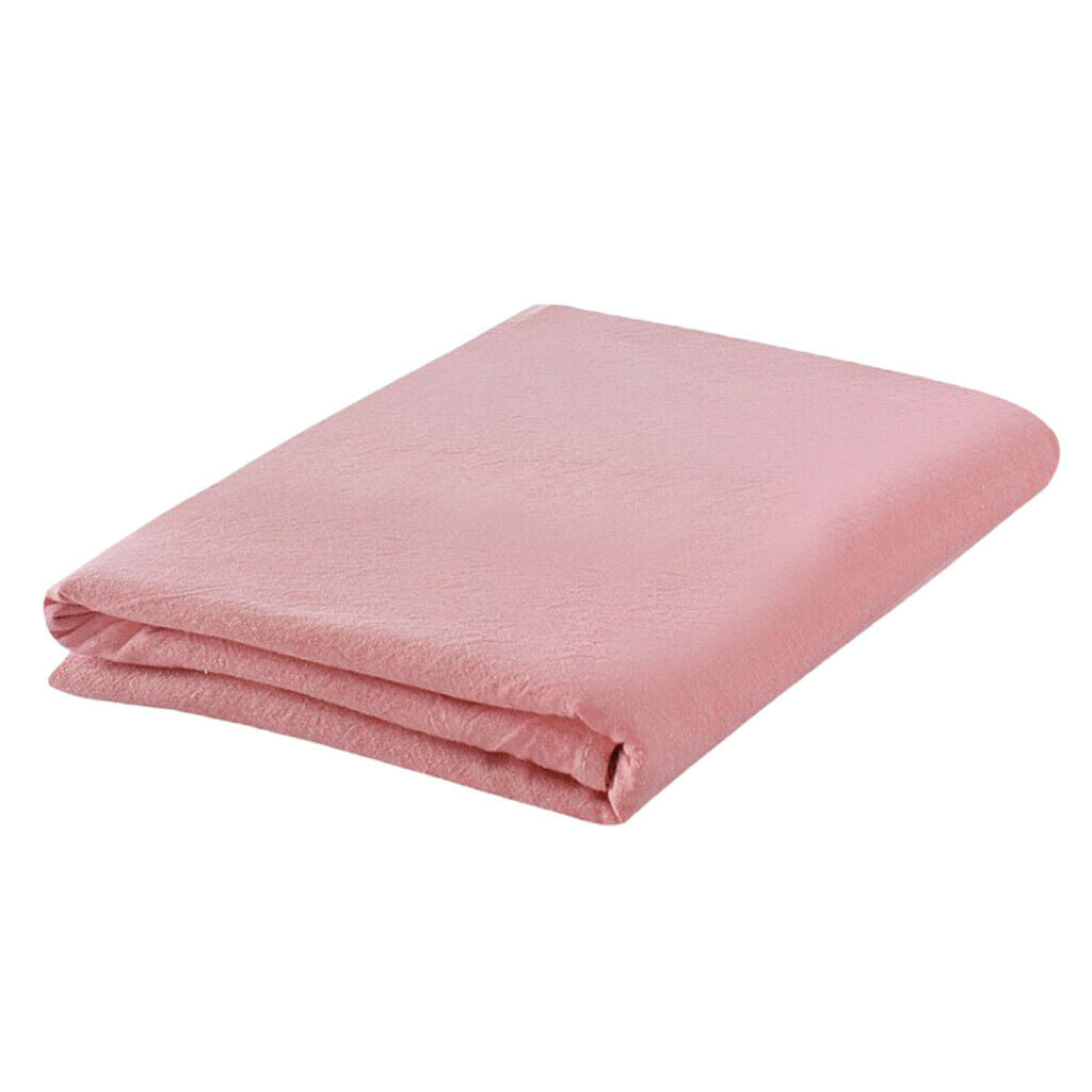 Washable Cotton Acupuncture Massage Table Bed Fitted Pad Cover Sheet Pink