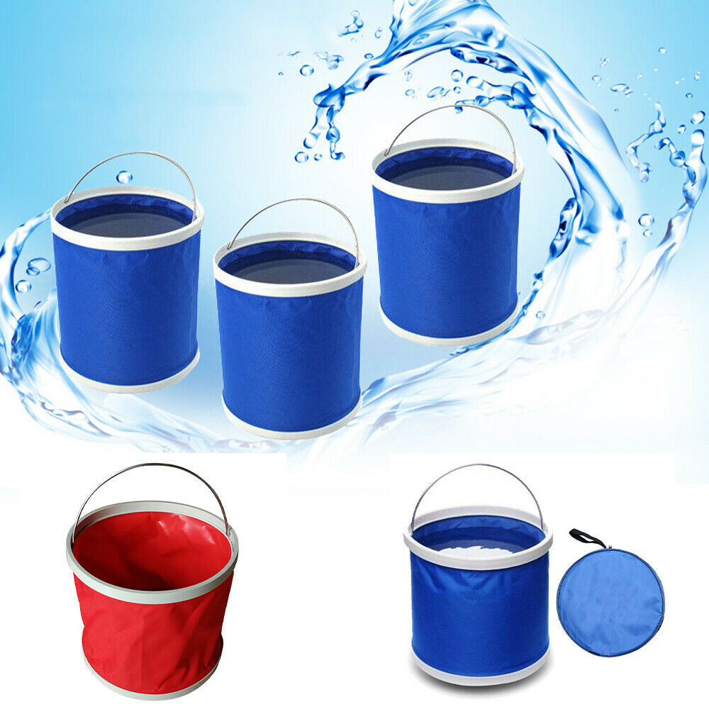 Collapsible Folding Water Garden Carrier Flexible Storage Bucket Camping Hiking
