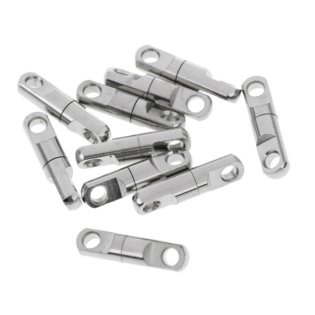 20 Pcs Metal Roll Barrel Fishing Cylindrical Line Plug Fishing