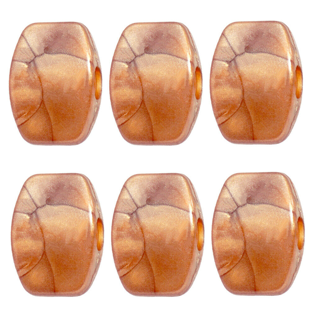 6 pieces 24mm replacement machine heads buttons tuning pegs for guitar, coffee