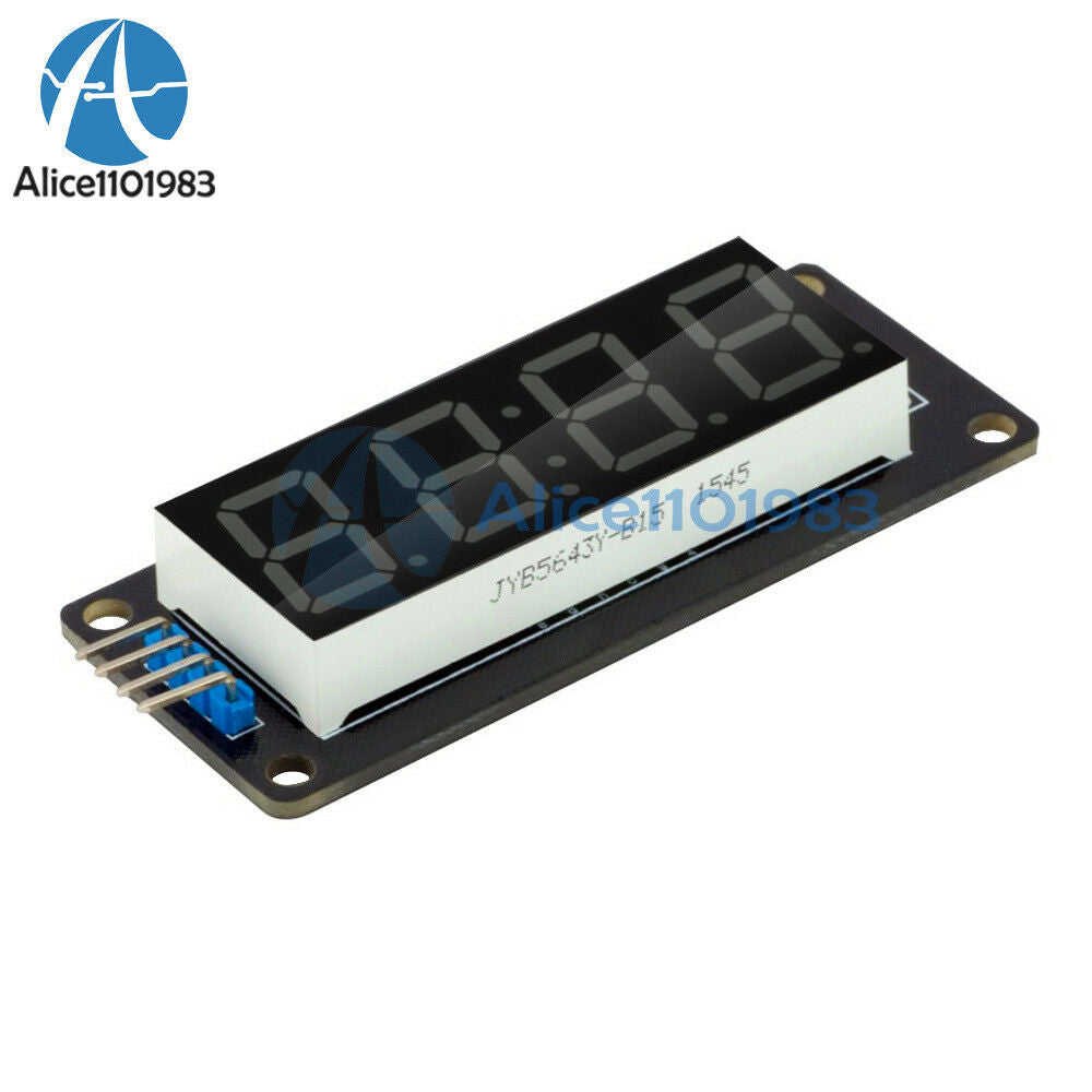 Yellow 0.56" inch TM1637 4-Bits Digital LED Clock Tube Display for Arduino