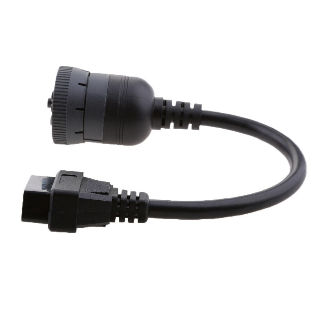 9 Pin J1939 to 16 Pin OBD2 Female Interface Diagnostic Cable Adapter 30cm/11.8