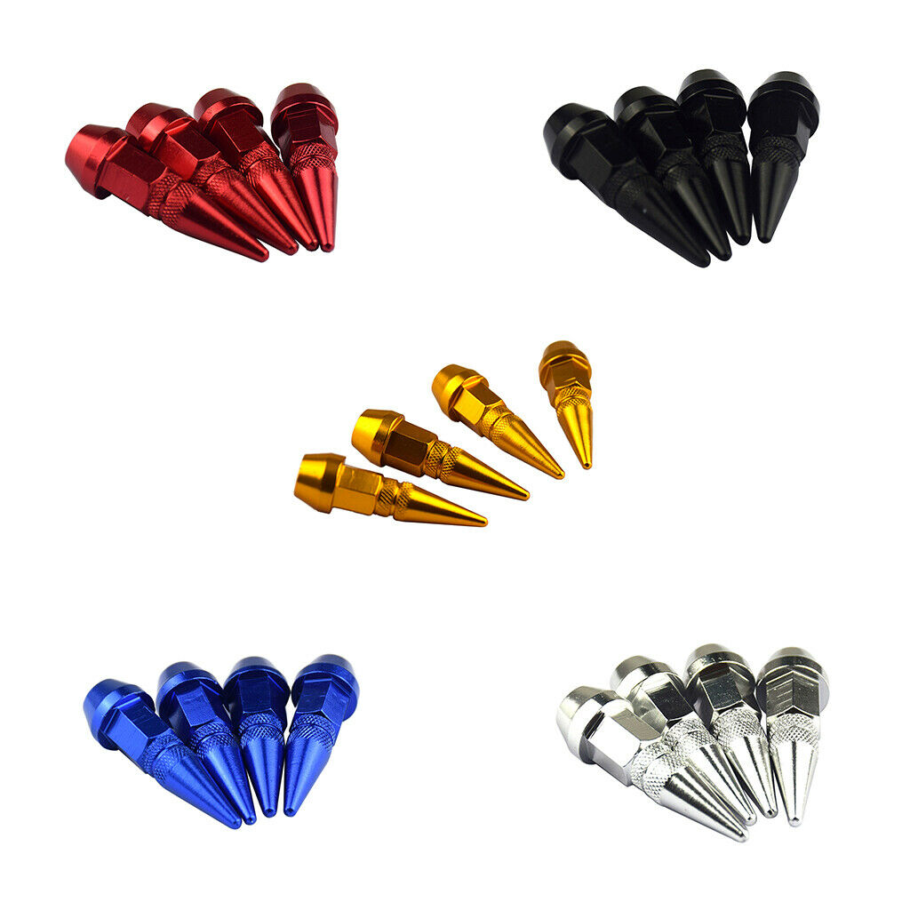 8X  Wheel/Tire Valve Stem Car-Truck Air Caps Covers Black