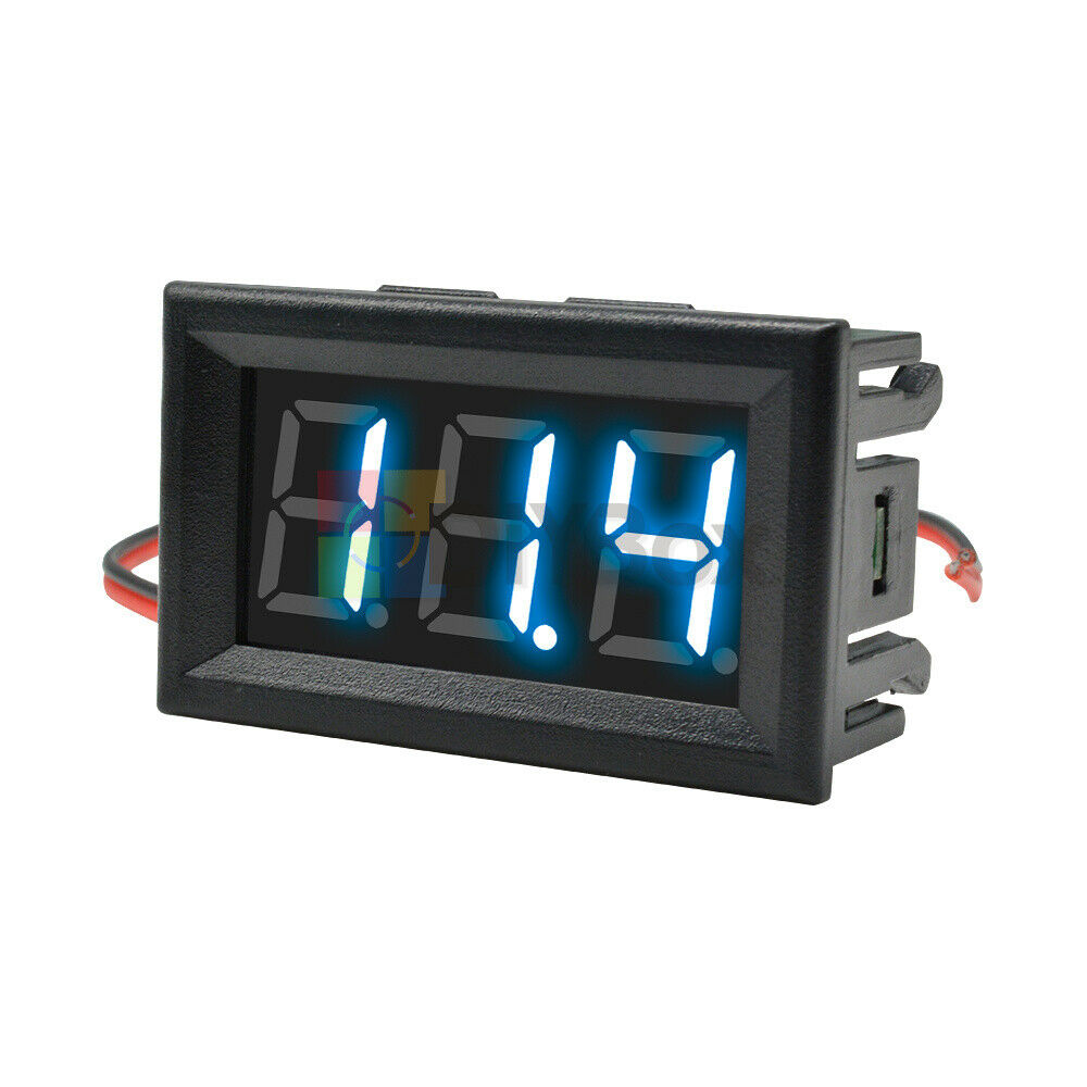 0.56” 2-Wire Digital AC 70-500V Voltmeter Ammeter Blue LED Amp Volt Amp Meter