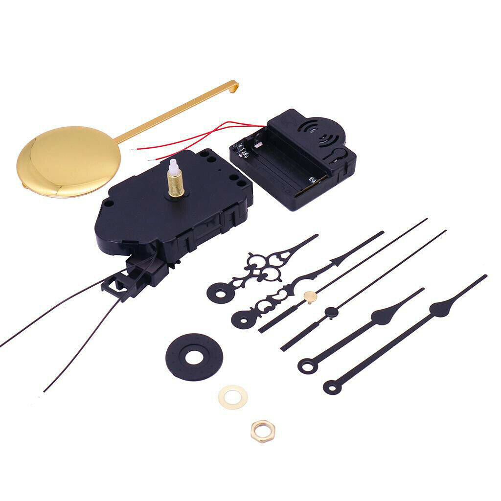 Quartz Pendulum Clock Movement Kits DIY Clock Making w/ Hands and Pendulum