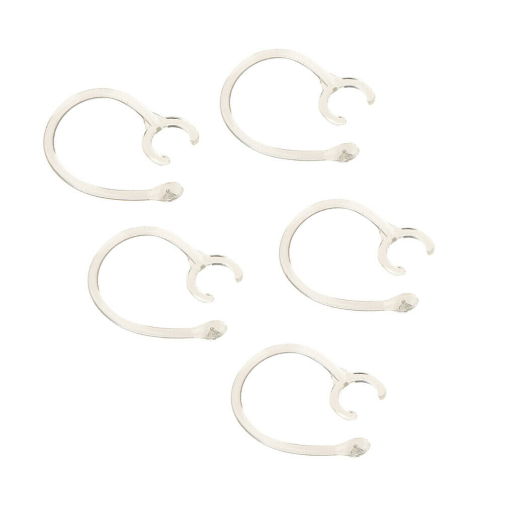 Clear Silicone Ear Hook Set Spout Earbuds Ear Hook 10mm ID for Nokia BH108 BH217