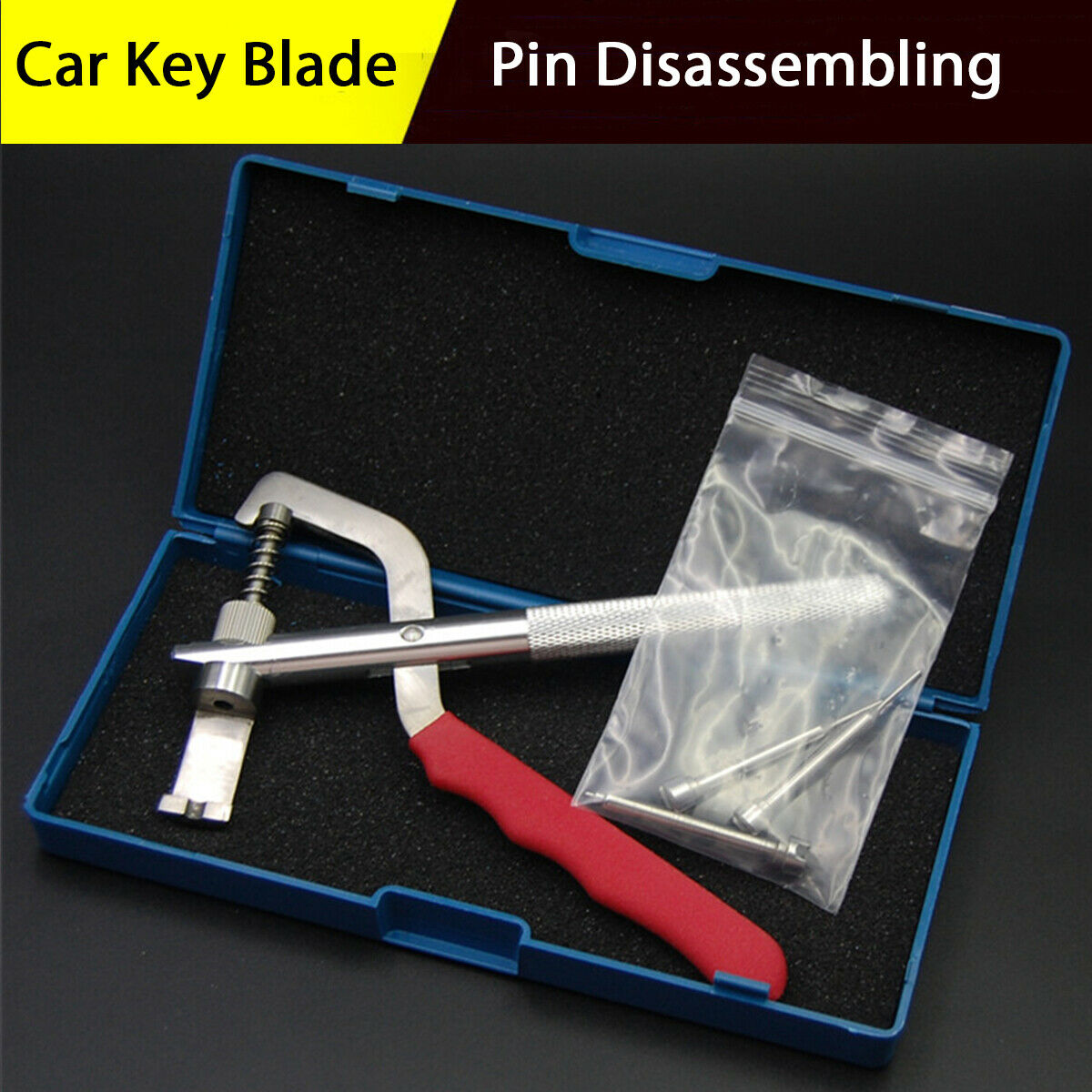 Auto Remote Car Key Blade Pin Disassembling plier & Pins