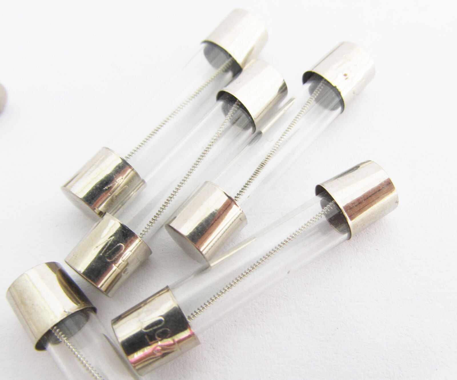 10pcs T1A T1000mA 250V 6 x 30mm 6x30 Slow Blow Glass Fuse