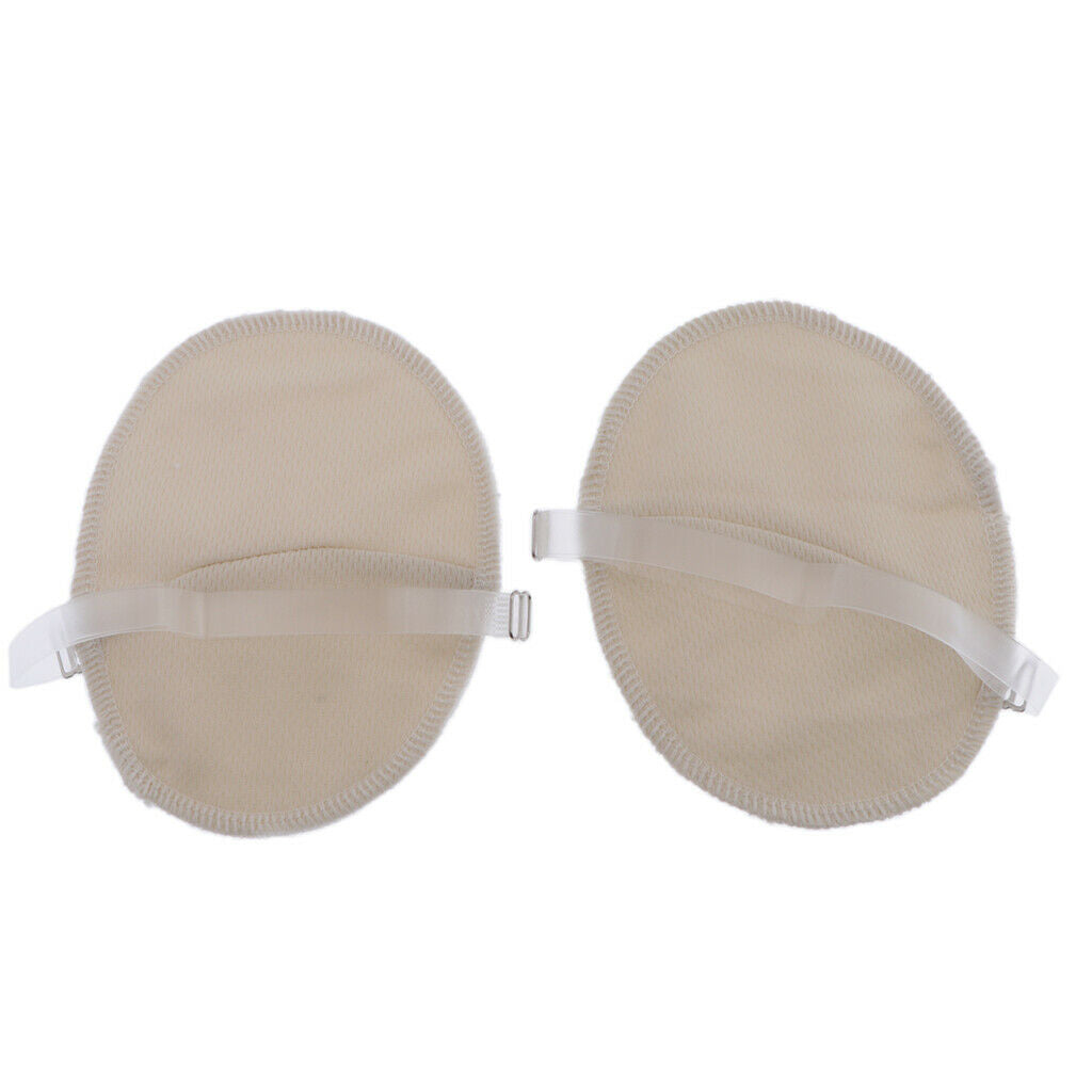 1Pair Reusable Breathable Underarm Armpit Sweat Pads Absorbing Guard Shields