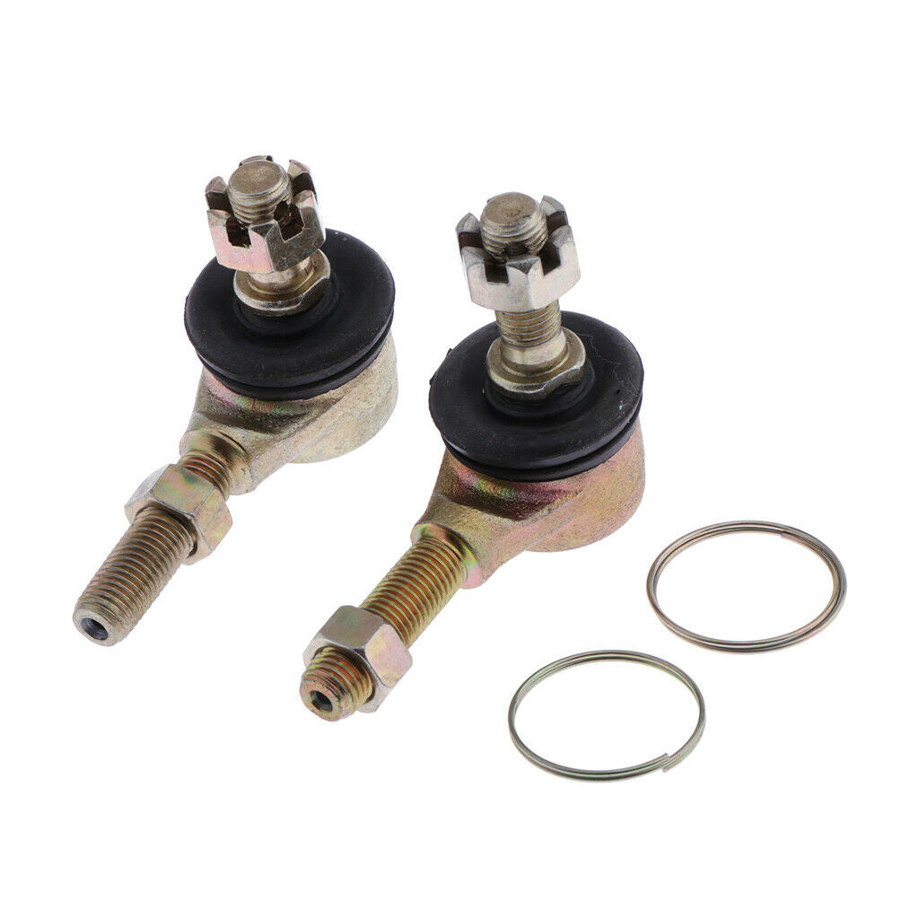 Pair 10mm Bolt Tie Rod End Ball Joiner 110cc 125cc Quad Dirt Bike ATV Buggy