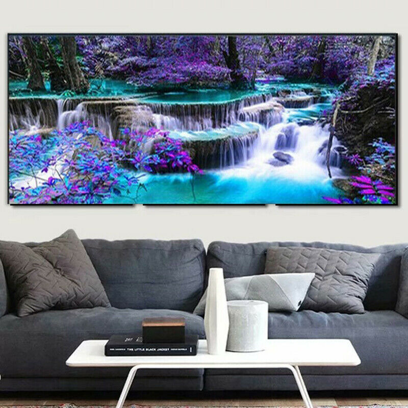 DIY 5D Full Drill Diamond Painting Large Landscape Embroidery Kit Decor Mural HN