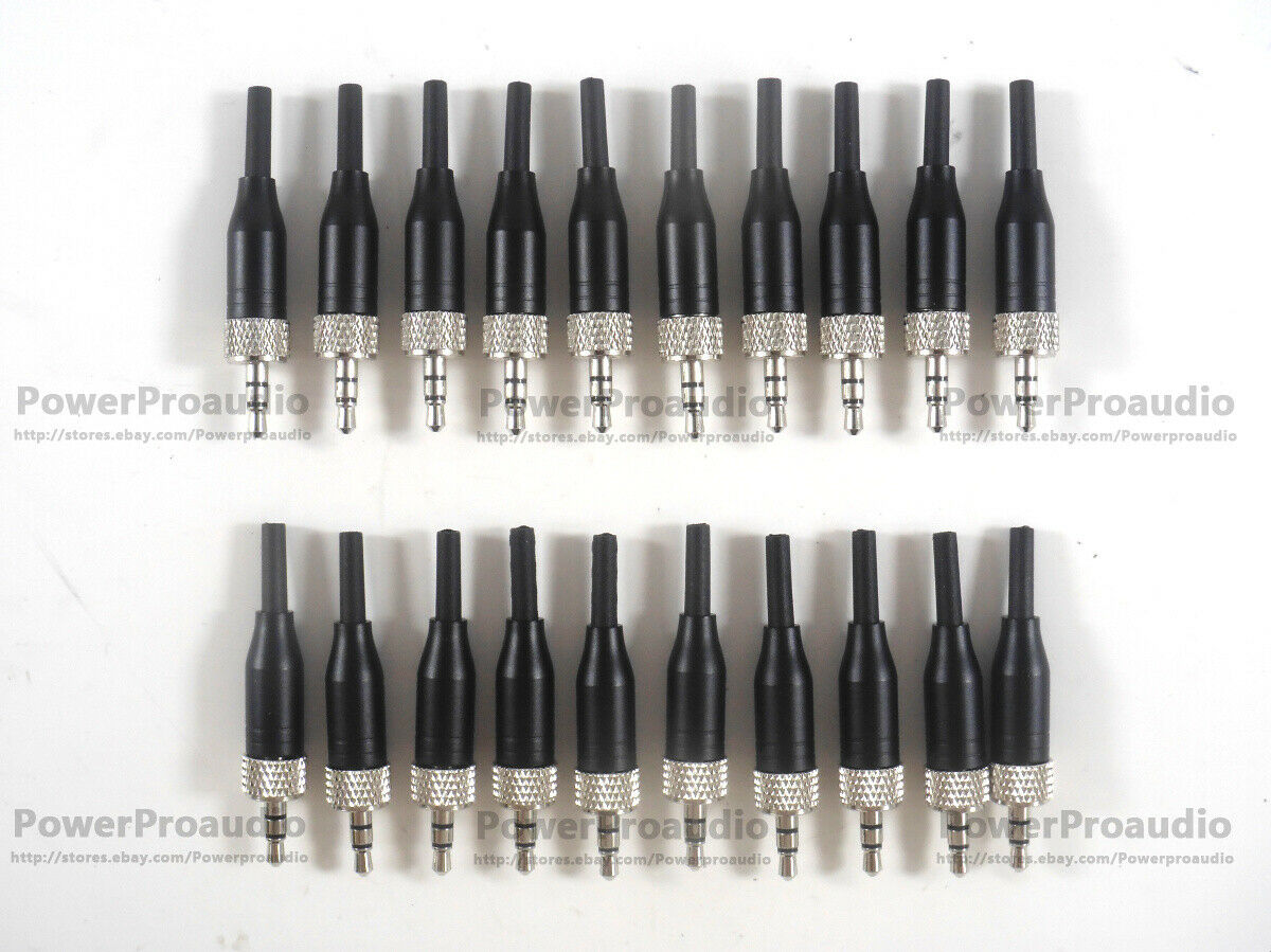 20x 3.5 Connector  for Sennheiser EW100 EW300 EW500 G1 G2 3 Sony Saramonic Plug
