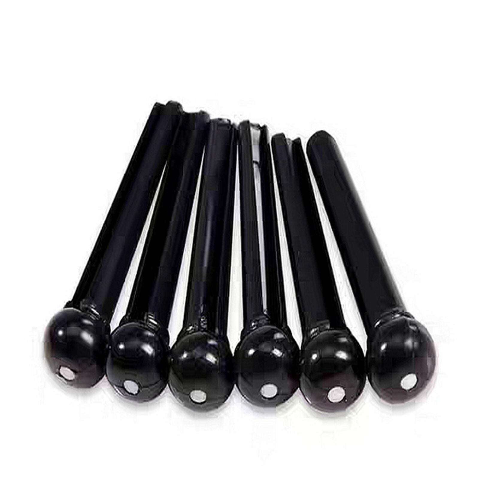 1 Pcs Ebony Wood Guitar Bridge Pins For Acoustic Guitar End Pins