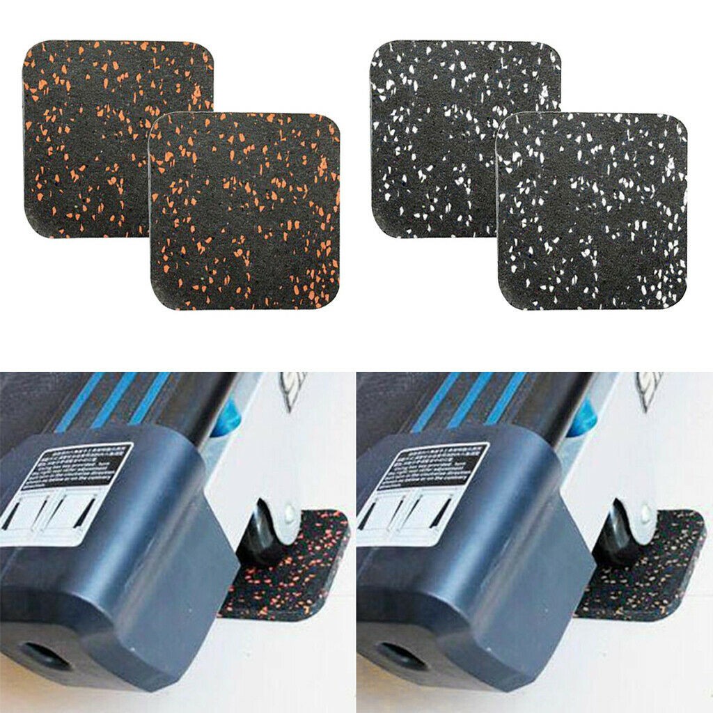 4x Treadmill Sound Insulation Mat Non-Slip Rubber Office Gym Fitness Cushion