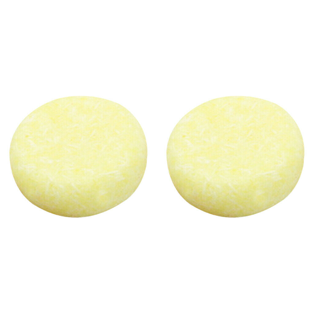 2pcs 10g Natural Organic Handmade Lemon Shampoo Soap Bar No Silicone Oil