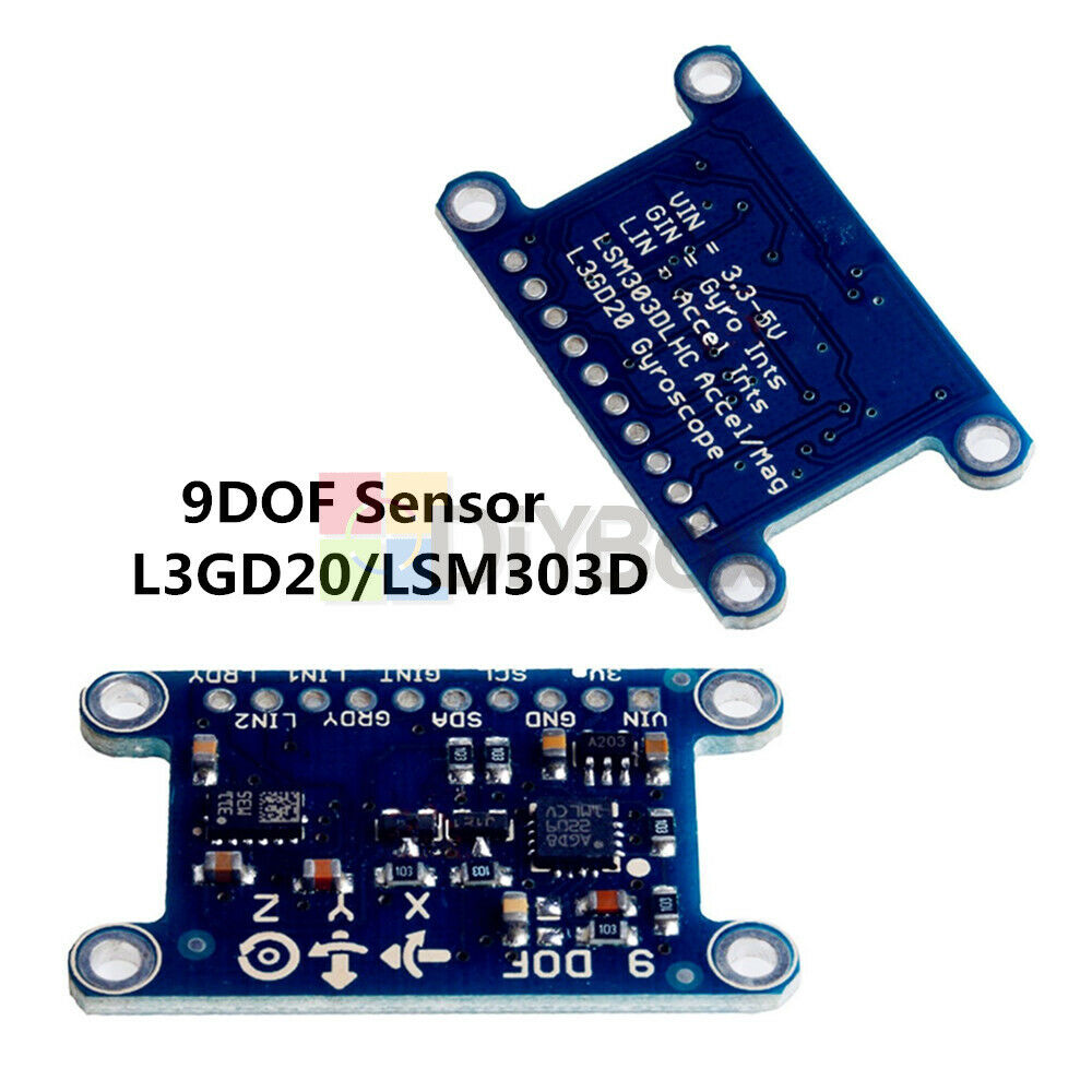 Arduino 9 Axis IMU L3GD20 LSM303D Module 9DOF Compass Acceleration Gyroscope