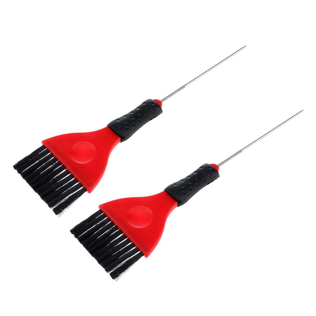Lots 2 Hair Dye Brush Salon Barber Highlighting Tinting Dyeing Brushes
