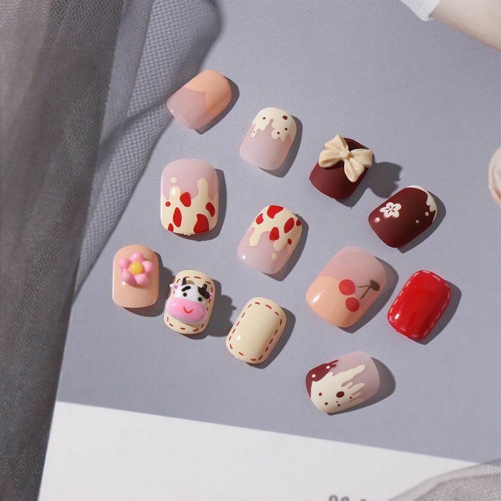 Detachable Manicure DIY Full Cover Butterfly Nail Patch False Nails Beauty Tool