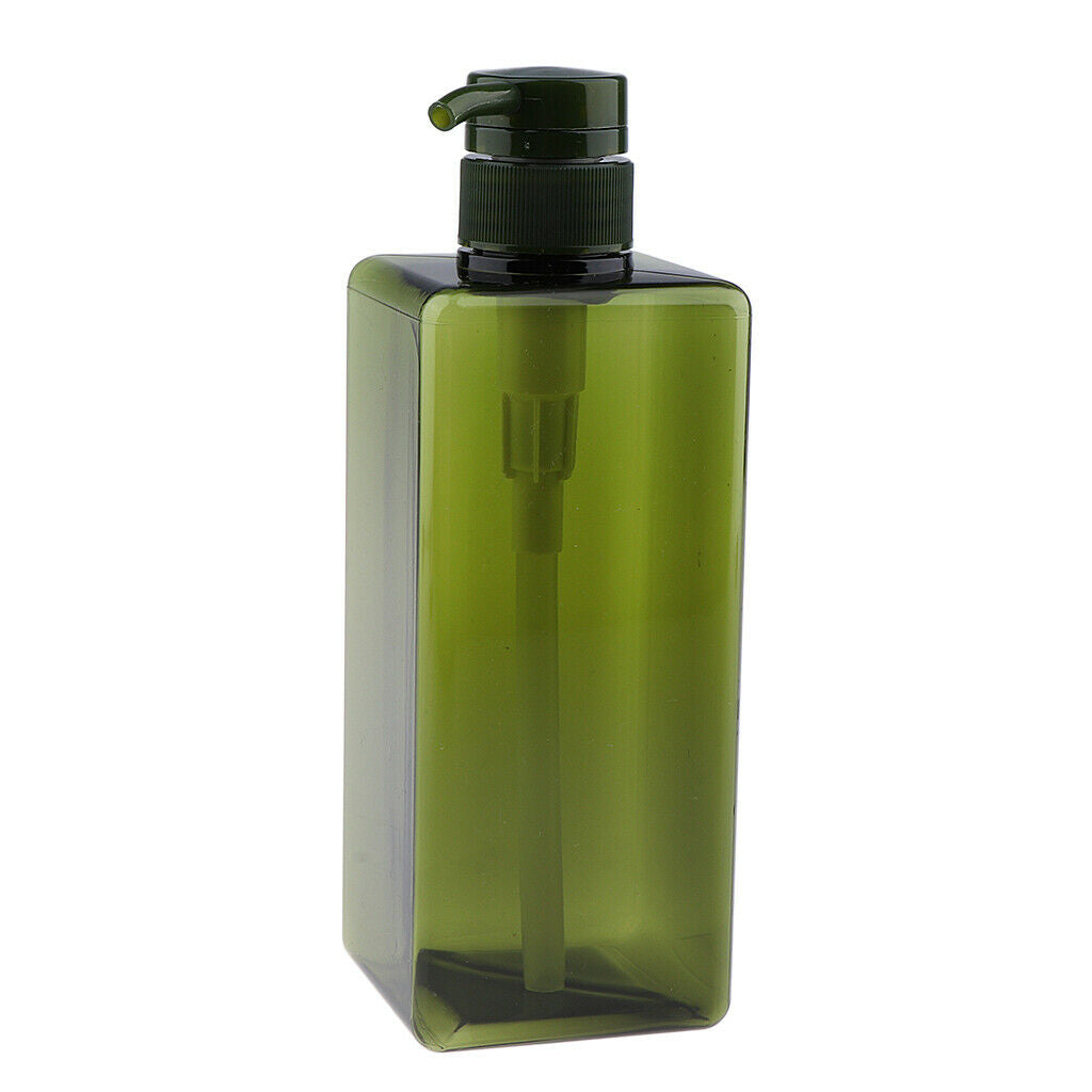 Empty Plastic Shampoo Conditioner Pump Bottle Refillable Container 650ml 2x