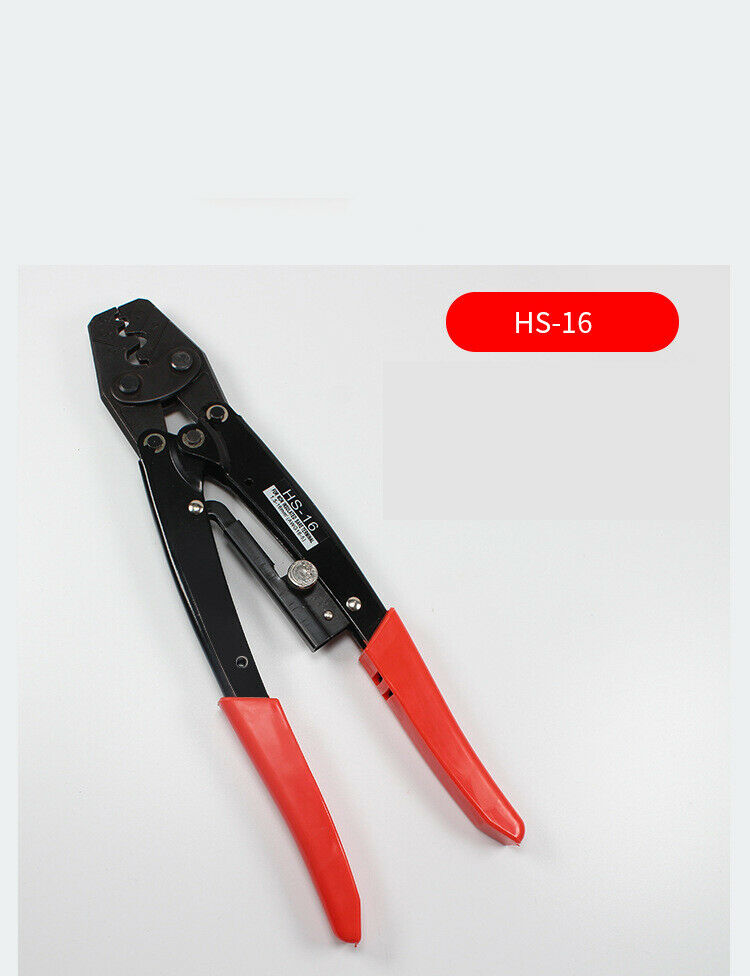 Hs-16 Bare Terminal Ratchet Crimping Pliers Multifunctional Manual Crimping Tool