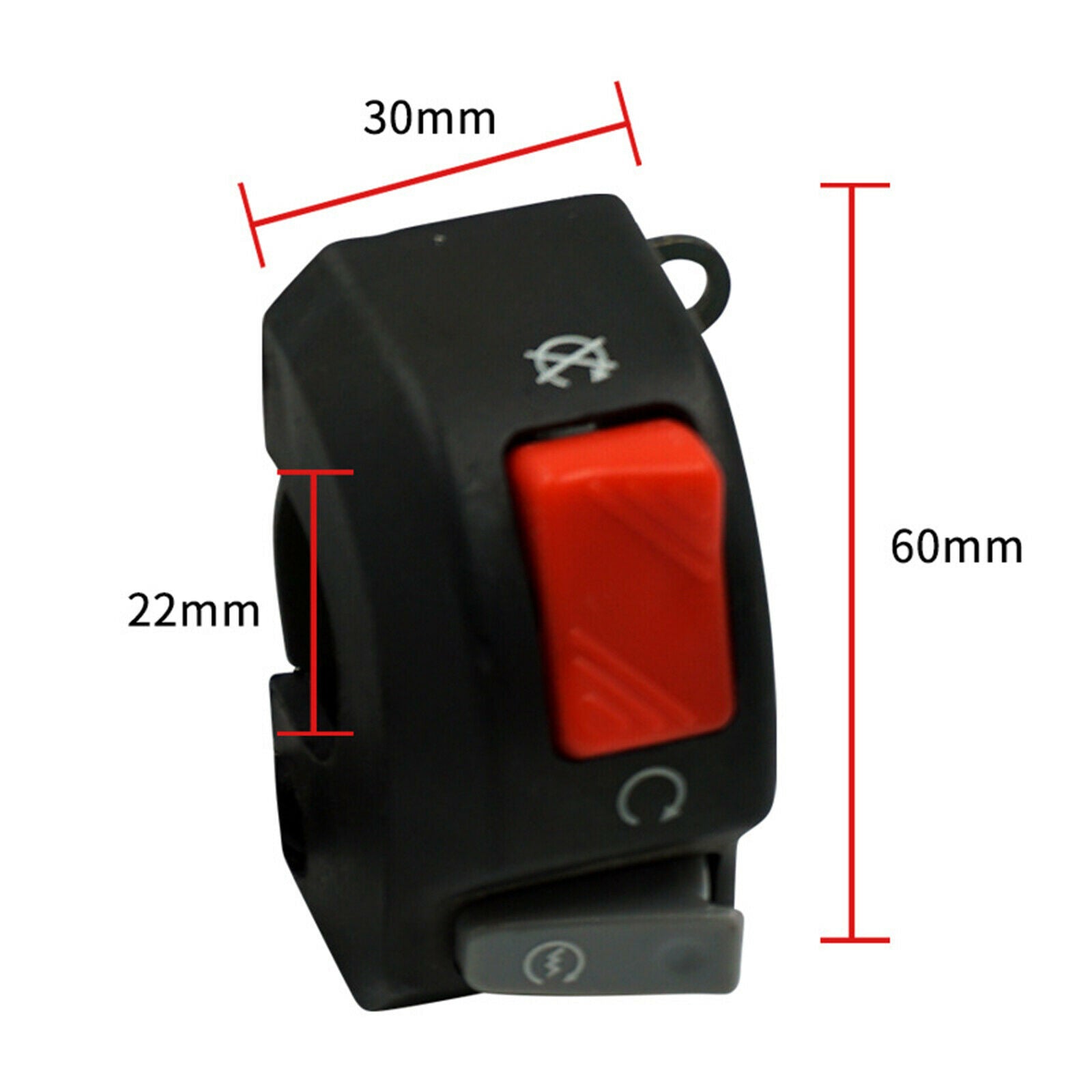 Universal Motorcycle Kill Switch ON OFF Button for ATV Scooter Snowmobiles