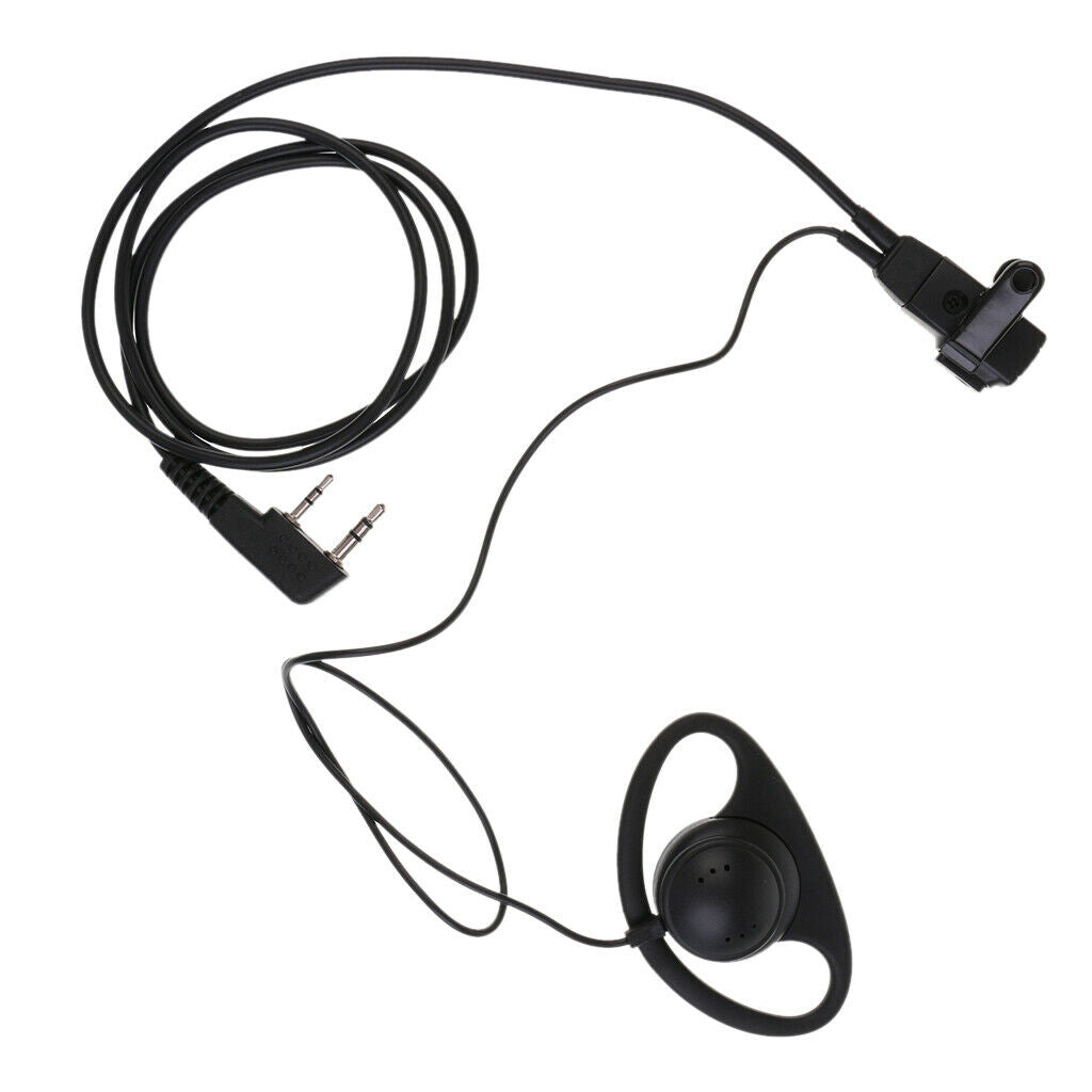 Two way radio earbuds headset and soft comfort for long wearing times and