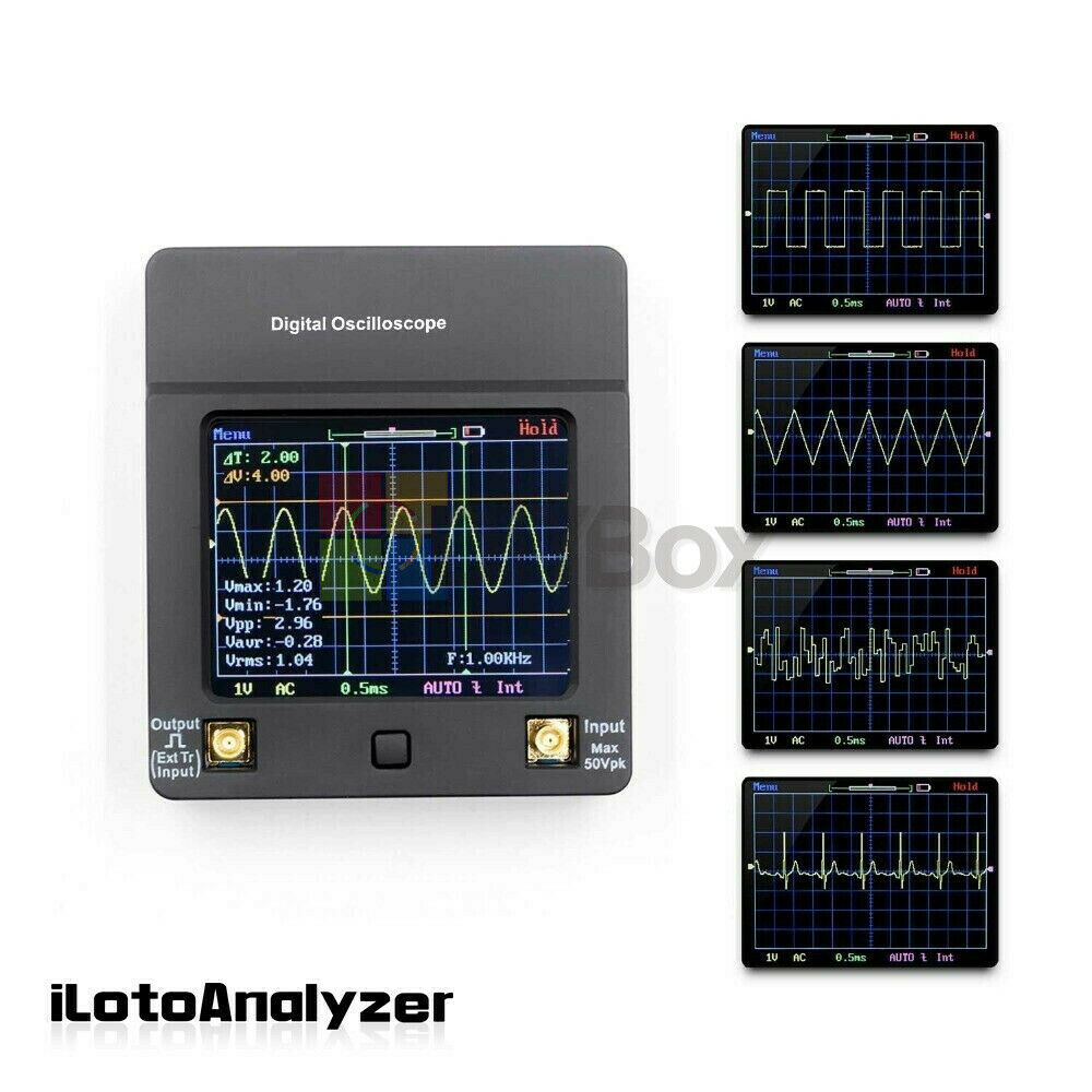 2.4inch TFT Mini Digital Handheld Oscilloscope DSO112A 2MHz Touch Screen