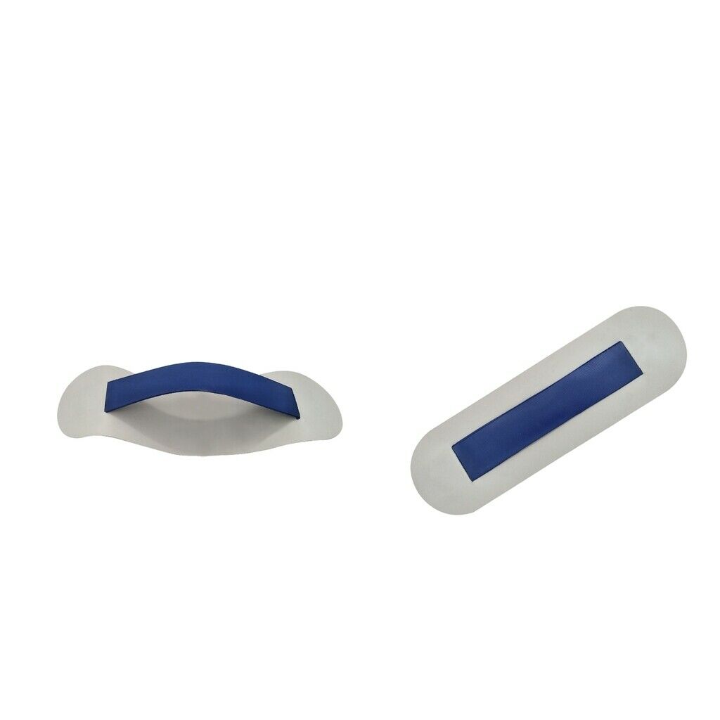 2 Pieces Inflatable PVC Seat Hook Straps / Patches Light Gray Blue