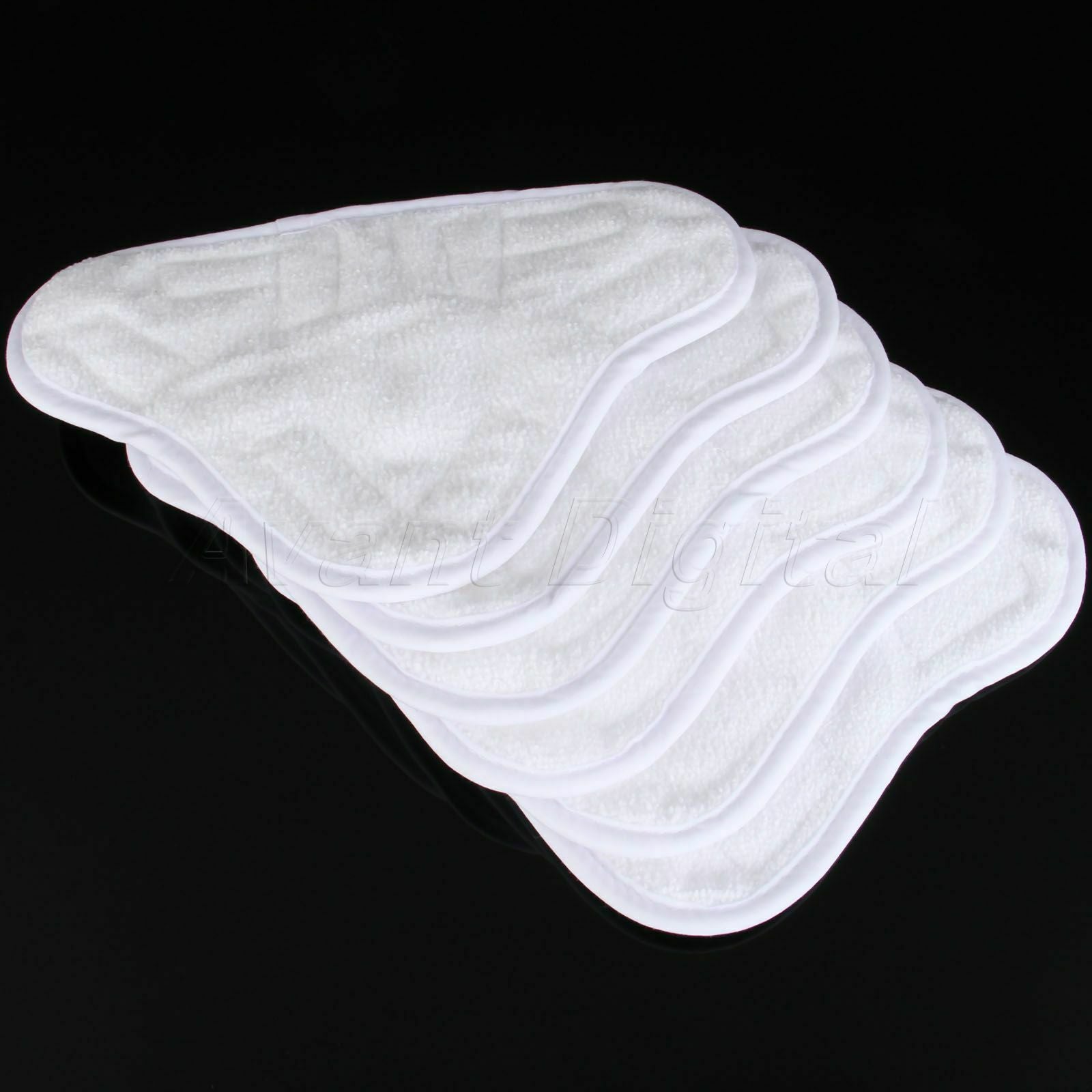 3Pcs Microfiber Steam Mop Cloth Head Pad Towels Washable H20 H2O X5 Replacement