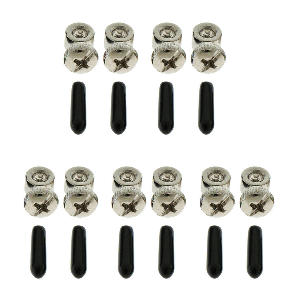 5 Sets Replacement Adjustable Screws and End Caps, Replacement Parts Kit for
