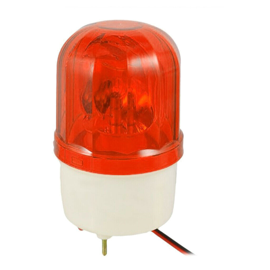 Lots 2 LED Rotary Warning Lamp AC220V Beacon Emergency Bulb Alarm Traffic