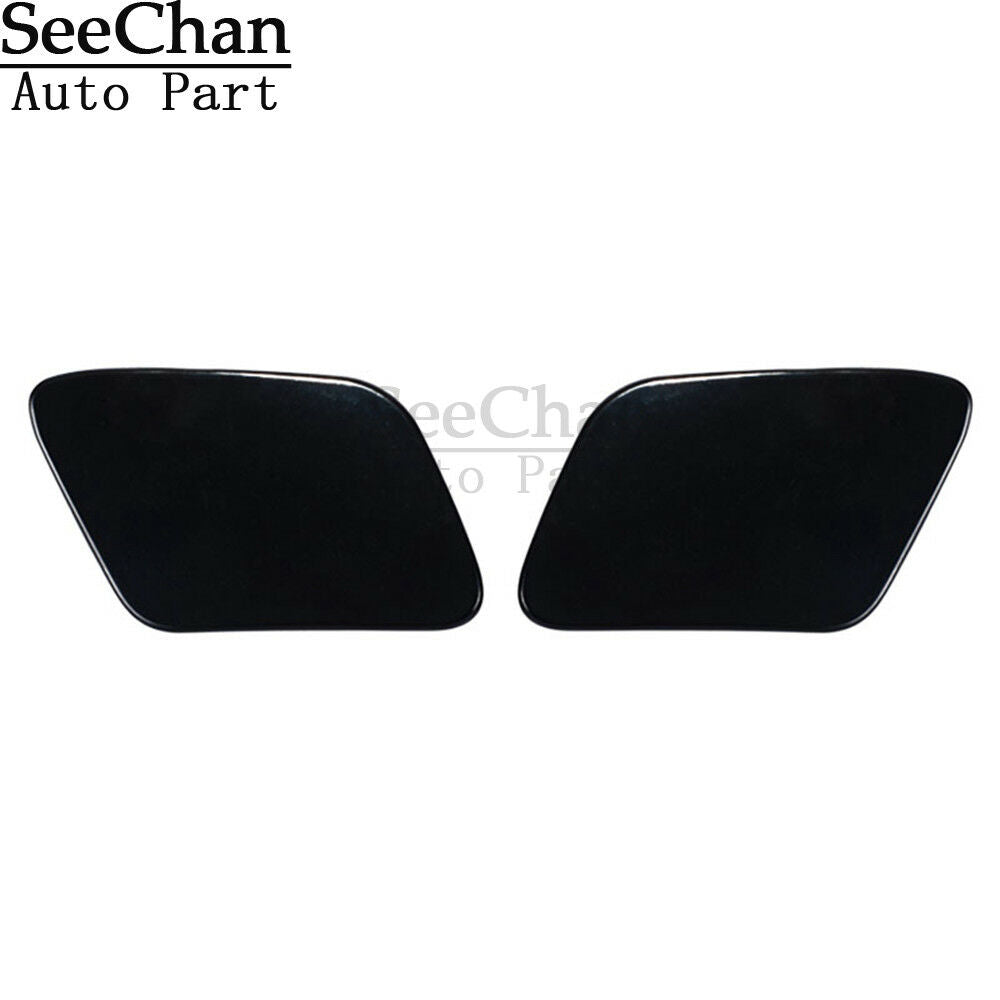 2Pcs Fit Audi A4 B6 2001-2005 Bumper Headlight Washer Cap Cover 8E0955275D 276D