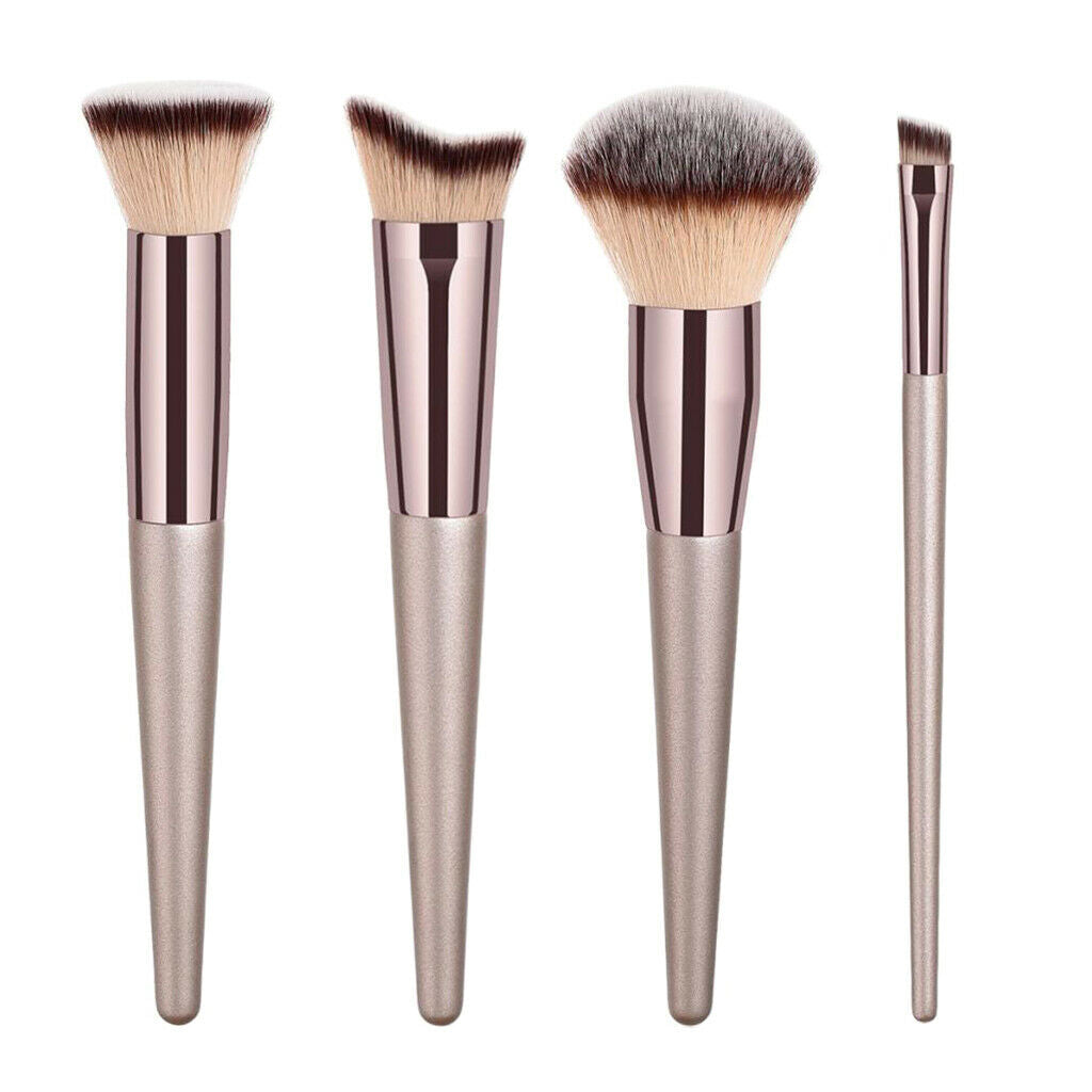 4pcs Large Soft Loose Powder Brush Setting Powder Blush Makeup Beauty Tool