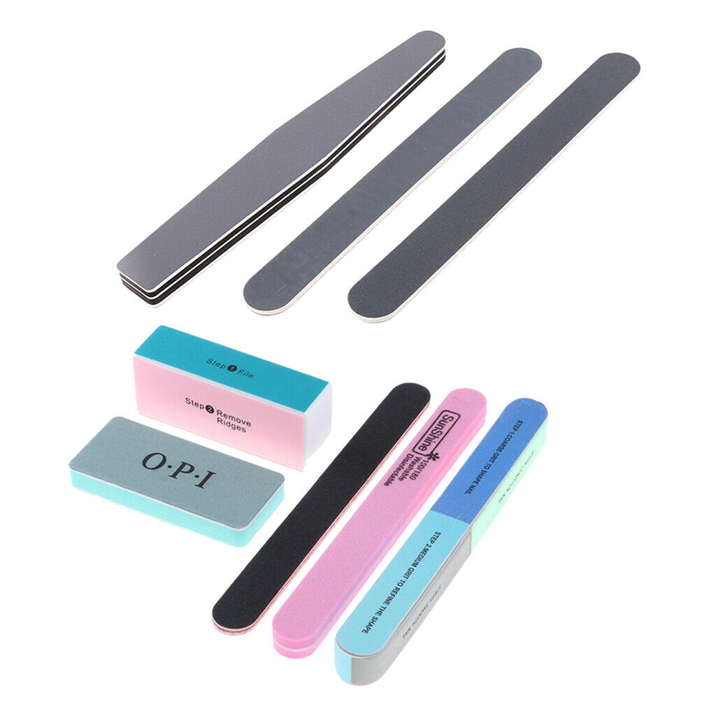 8pcs Craft Nail Polishing Tools Burnishing Polish Hobby Finishing Tool Set
