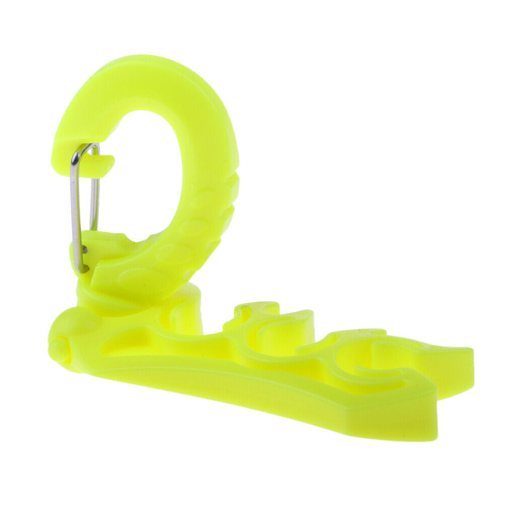 2Pcs SDiving Hose Holder, Outdoor Scuba Diving Double BCD Low Pressure Hose Clip