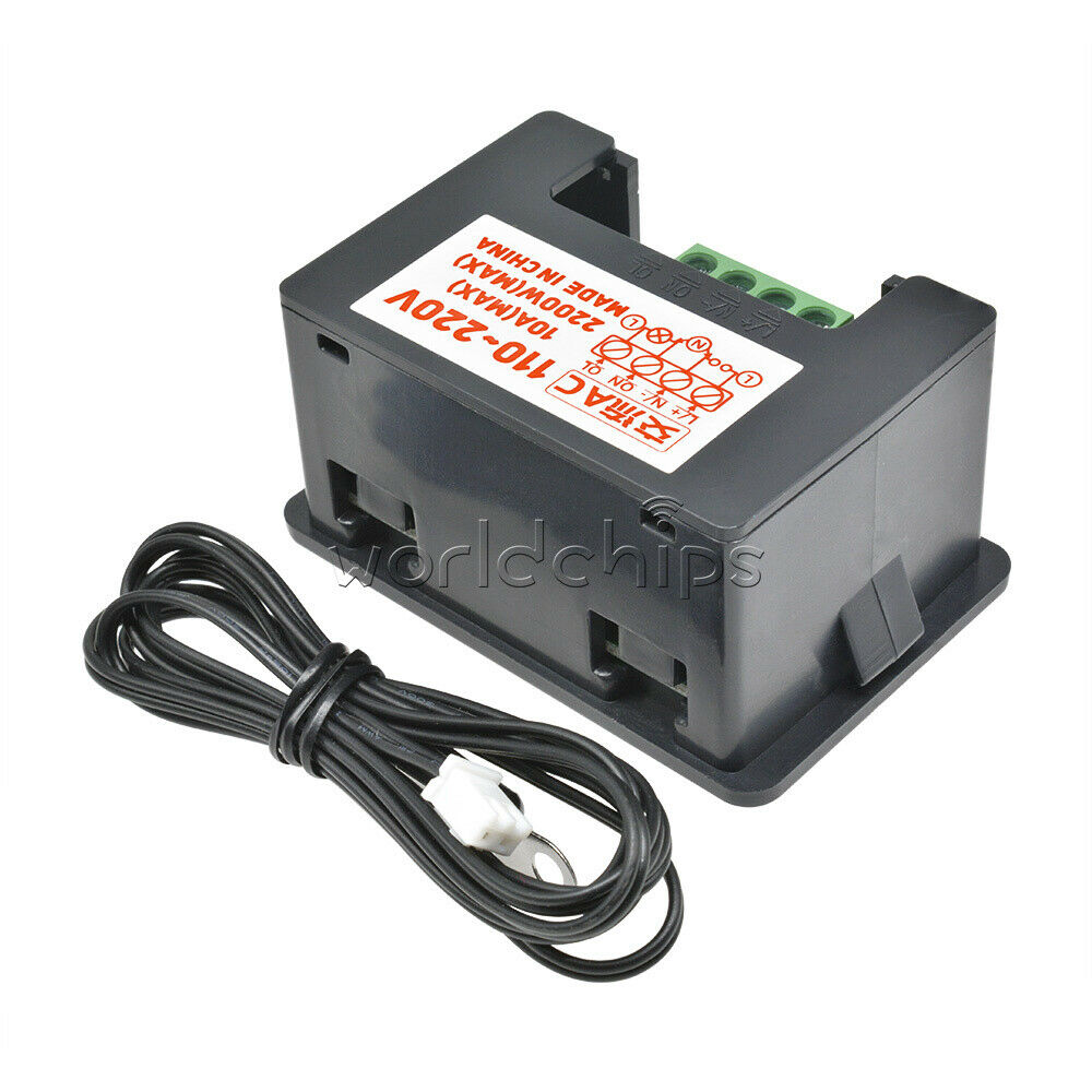 Micro-Computer AC 220V Electronic Thermostat Temperature Controller Switch w/NTC
