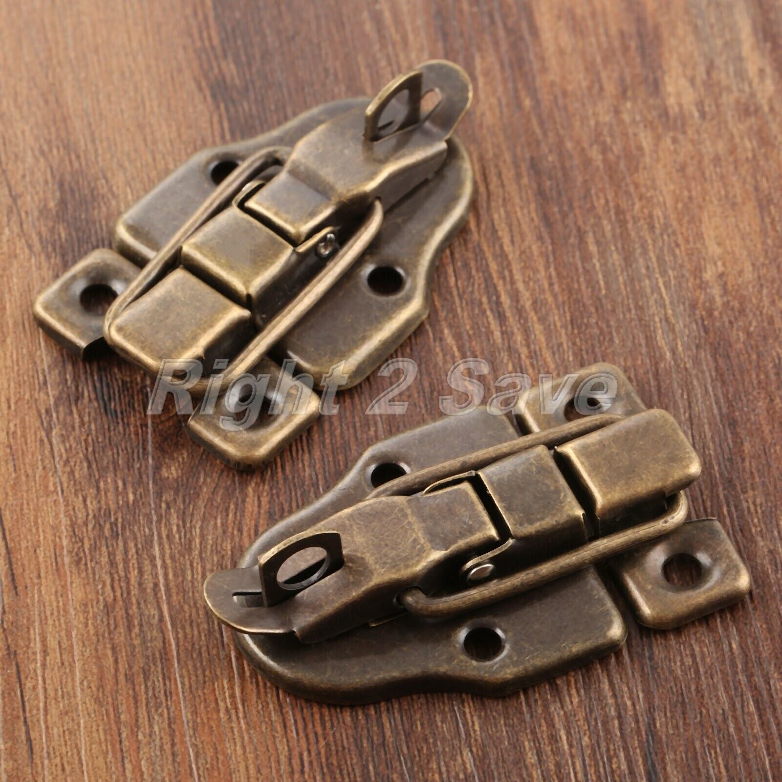 Durable Cabinet Hardware Jewelry Box Latch Hasps Chest Lock Toggle Catch 59*40mm