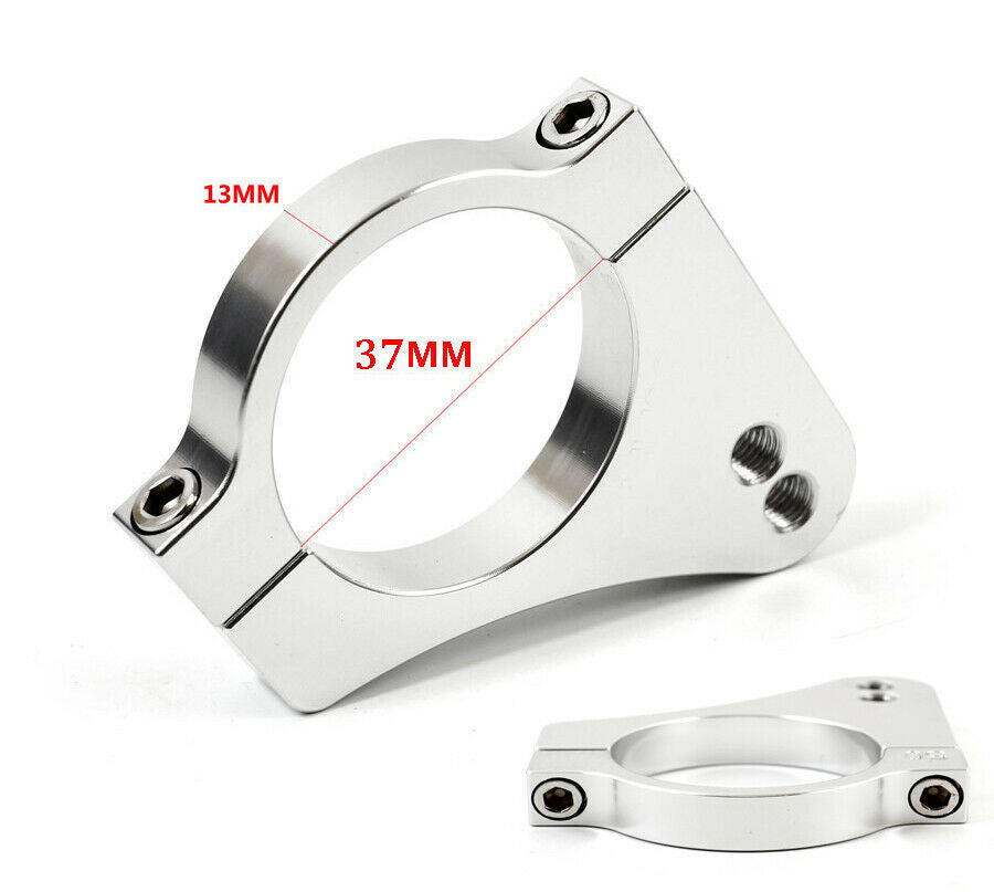 37MM CNC Motorcycle Steering Damper Stabilizer Bracket Fork Tube Mounting Clamp