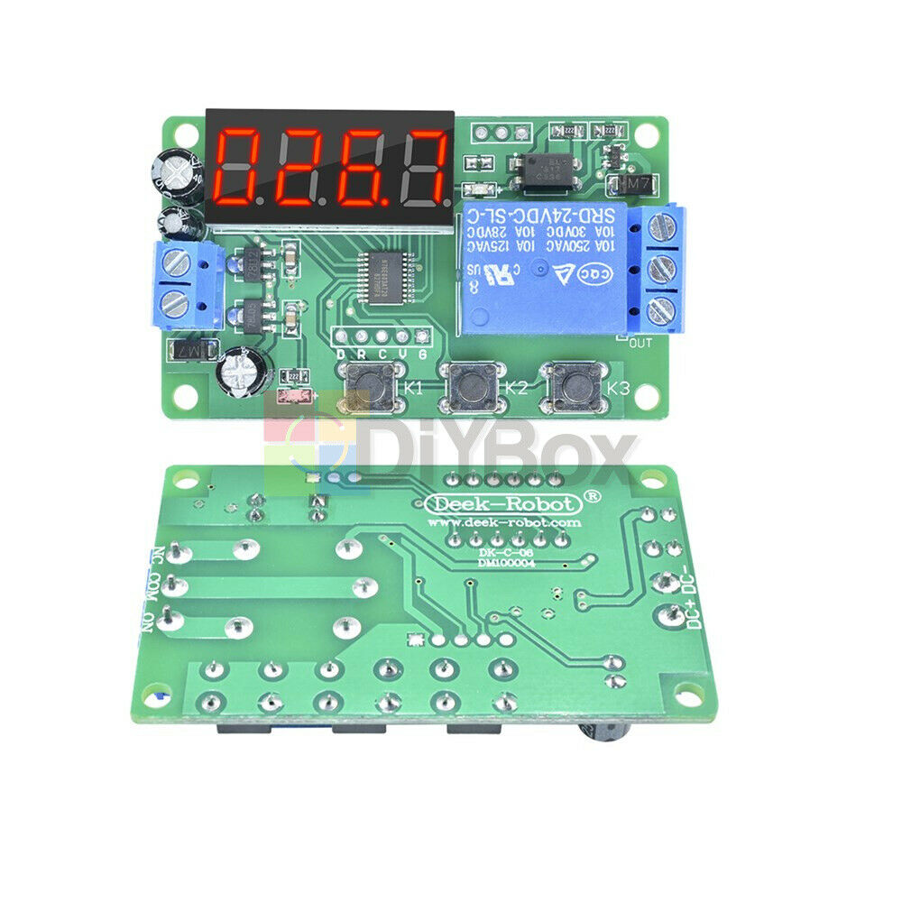 DC 24V Display LED Timer Relay Programmable Board Module Delay Switch Control