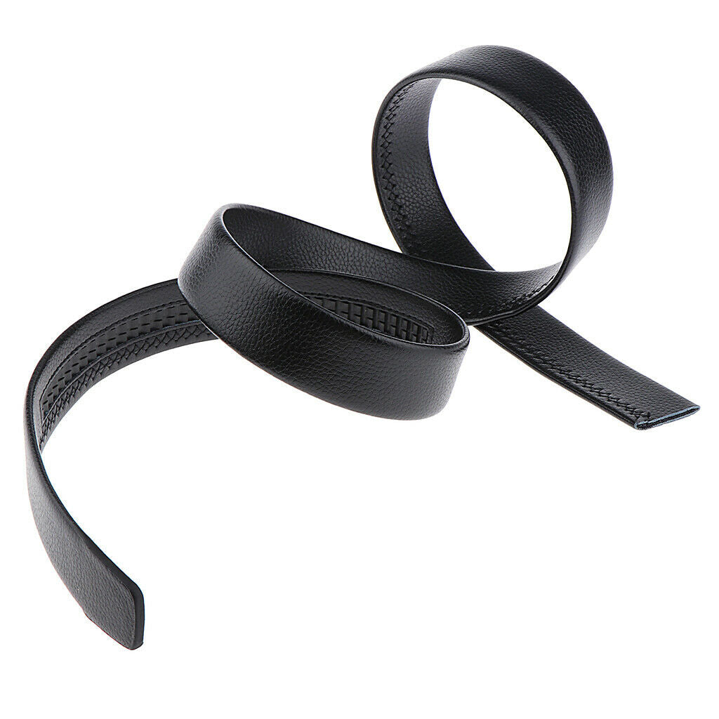 2 Pcs Black and Brown Belt Replacement Adjustable PU Leather Belt Straps for