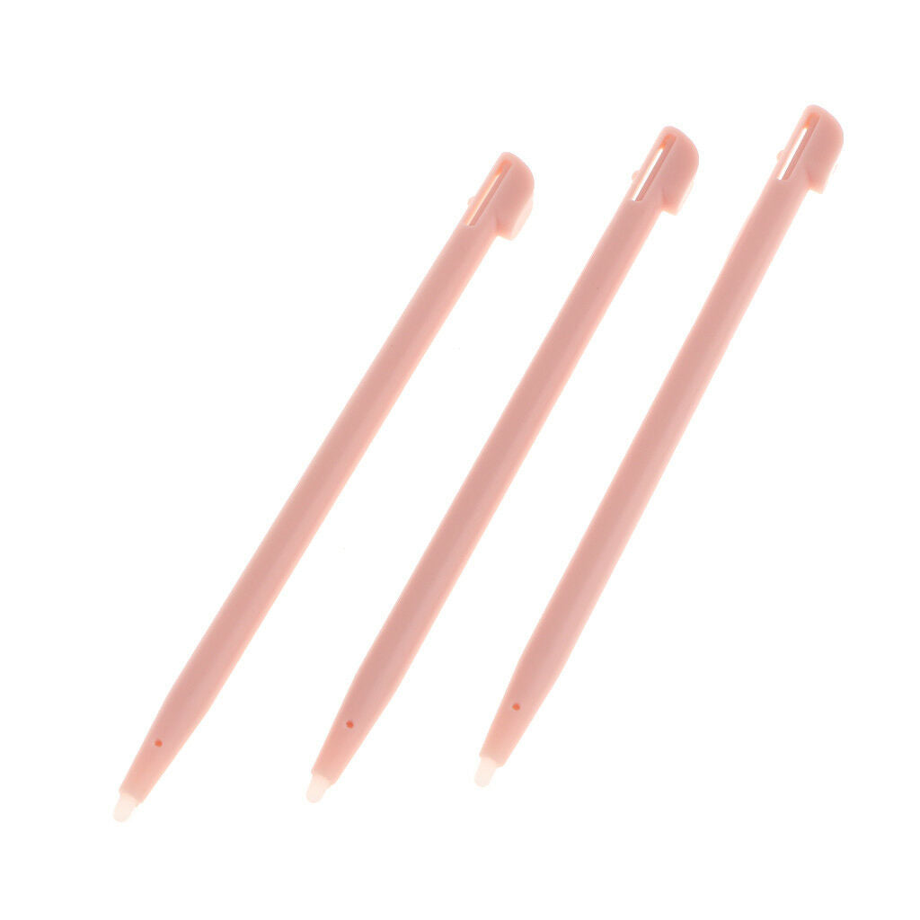 6 Packs Slot in Touch Stylus Pen Set for   2DS Video Game Pink+Blue