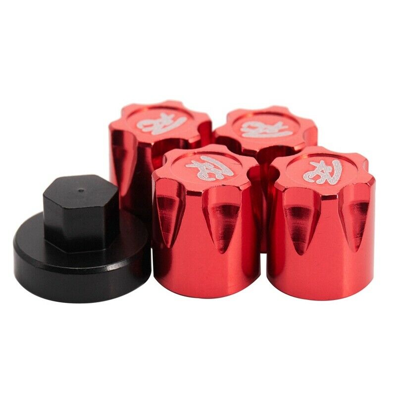 4PCS Aluminium RC Car Wheel Rim Center Cap M4 Nut for 1/10 RC Cler Traxxas 4 AP7