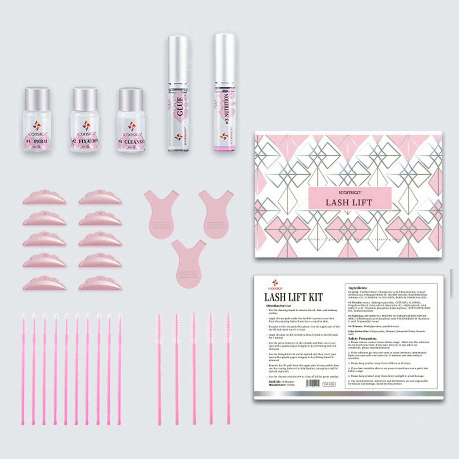 Professional Lash Lift Kit Lash Curling Long-Lasting Curl Suitable for Salon
