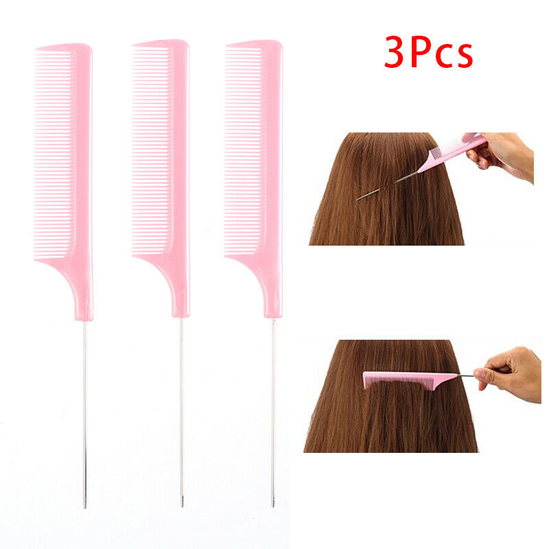 3Pcs Highlight Comb Hair Combs Hair Salon Dye Comb Separate Parting Hair .l8