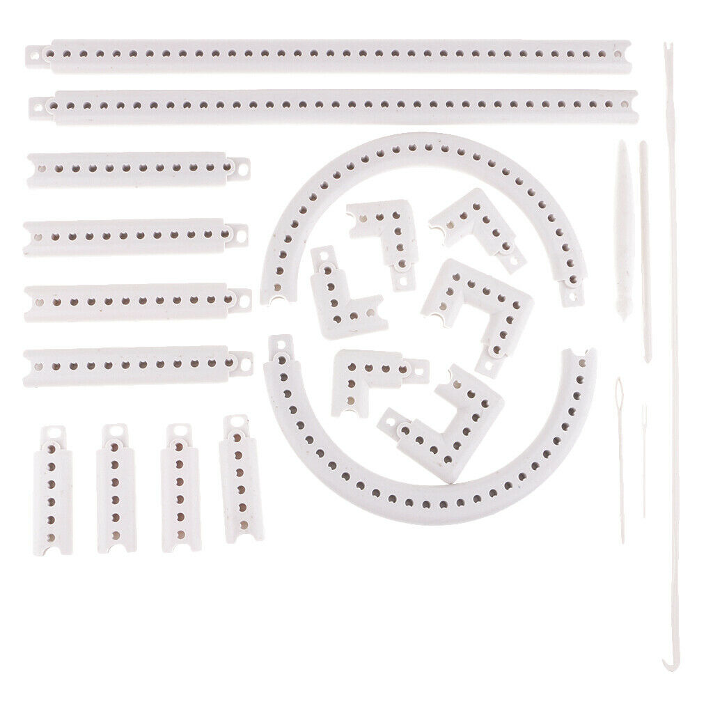 Knitting Looms Crochet Yarn Needles Board Craft Kit Socks Gloves Hats Making