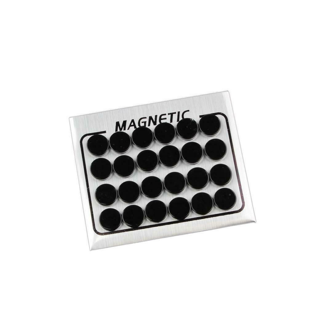 12 Pairs Men Unisex Ear Studs Magnetic Earrings Black Non Piercing Earrings